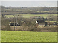 Shingle Farm from the top of the Alde valley