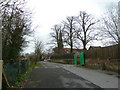 Looking from Crossbush Lane up to the Convent of the Poor Clares