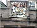 Clan MacDuff arms on Fife Hotel, Braemar