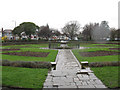 Hornfair Park: rose garden in winter