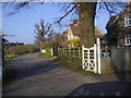 Entrance to private estate, St Albans