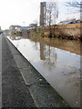 The Shropshire Union Canal and a bench mark