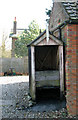 Langor Bridge railway station - the signal box toilet