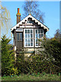 Langor Bridge railway station - signal box