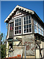 Langor Bridge railway station - signal box