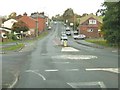 Mini-roundabout on Blackburn Brow