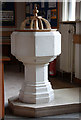 St Faith, Red Post Hill, North Dulwich - Font