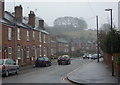 Piccadilly Road south from Wain Avenue, Chesterfield