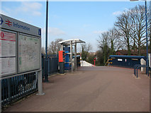 TQ2565 : Sutton Common station: entrance by Stephen Craven