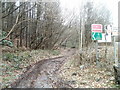 Public footpath near Hafod Quarry, Abercarn