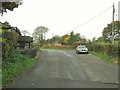 Holt Lane farmhouse and parking area