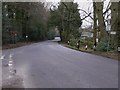 Looking along Waverley Lane at junction with Crooksbury Road