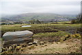 Paddock overlooking Low Leighton and the Sett Valley