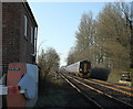 2011 : Train from Warminster approaching Upton Lovell crossing