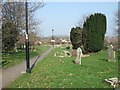 Exminster churchyard