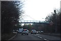 Footbridge across the A322