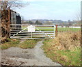 Entrance gate to Crumlin cricket ground