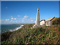 Memorial on the cliff at Whitesand Bay