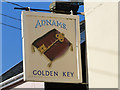 The Golden Key pub sign at Snape