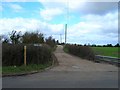 Entrance drive to Milcote Hall Farm