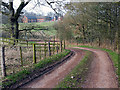 Farm track near Burntwood Farm