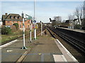 View from the end of the platform at Balham station