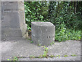 Old milestone by Leeswood Bridge