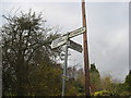 Signpost at Coldharbour