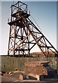 Lead Mine headframe at Pen y Bryn Shaft 1986