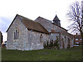 Allhallows church from the north-east