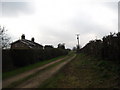 Track opposite Tuddenham Hall