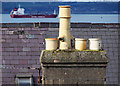 J5082 : Chimney pots, Bangor by Rossographer