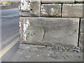 Benchmark on Fife Road railway bridge