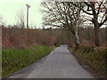 Minor road passing Penwern farm