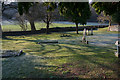 Greenwich Meridian in Lewes Cemetery