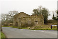 Ruined barn corner Fairhurst Lane and Button Lane