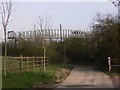 Footbridge over A31 at Bentley