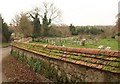 Graveyard wall, Loughton