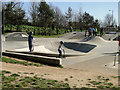 Skate boarding area in Normanston Park, Oulton Broad