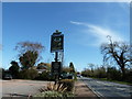 Green Man sign