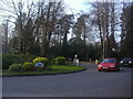 Roundabout on Christchurch Road, Virginia Water