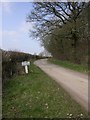 SU0309 : Knowlton, farm entrance by Mike Faherty