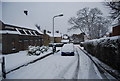 Vale Rd in Snow