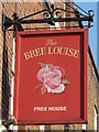 Sign for The Bree Louise, Euston Street / Coburg Street, NW1