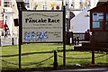 The Pancake Race Notice Board, Olney