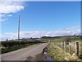 Road to Dechmont Farm from the east