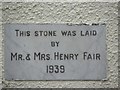 J1495 : Memorial stone, Ferniskey Orange Hall (5) by Kenneth  Allen