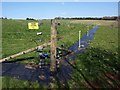 Electric fence near Bradninch