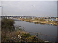 Entrance channel to Barry Docks