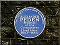 D2300 : Plaque, Alexander Peden by Kenneth  Allen